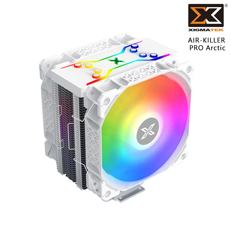 XIGMATEK AIR-KILLER PRO Arctic ARGB 雙風扇 CPU散熱器 白色 /紐頓e世界