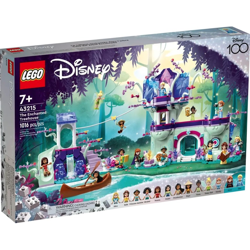 LEGO 43215 Disney 迪士尼公主 神奇樹屋 外盒58*37.5*8.5cm 1016pcs