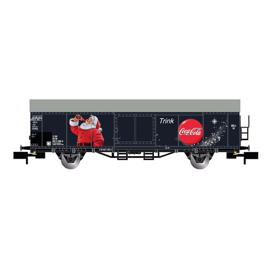 MJ 現貨 Arnold HN6647 N規 DB, 2-axle refrigerated wagon, type Ibblps Coca-Cola Winter, ep. IV-V 貨車廂