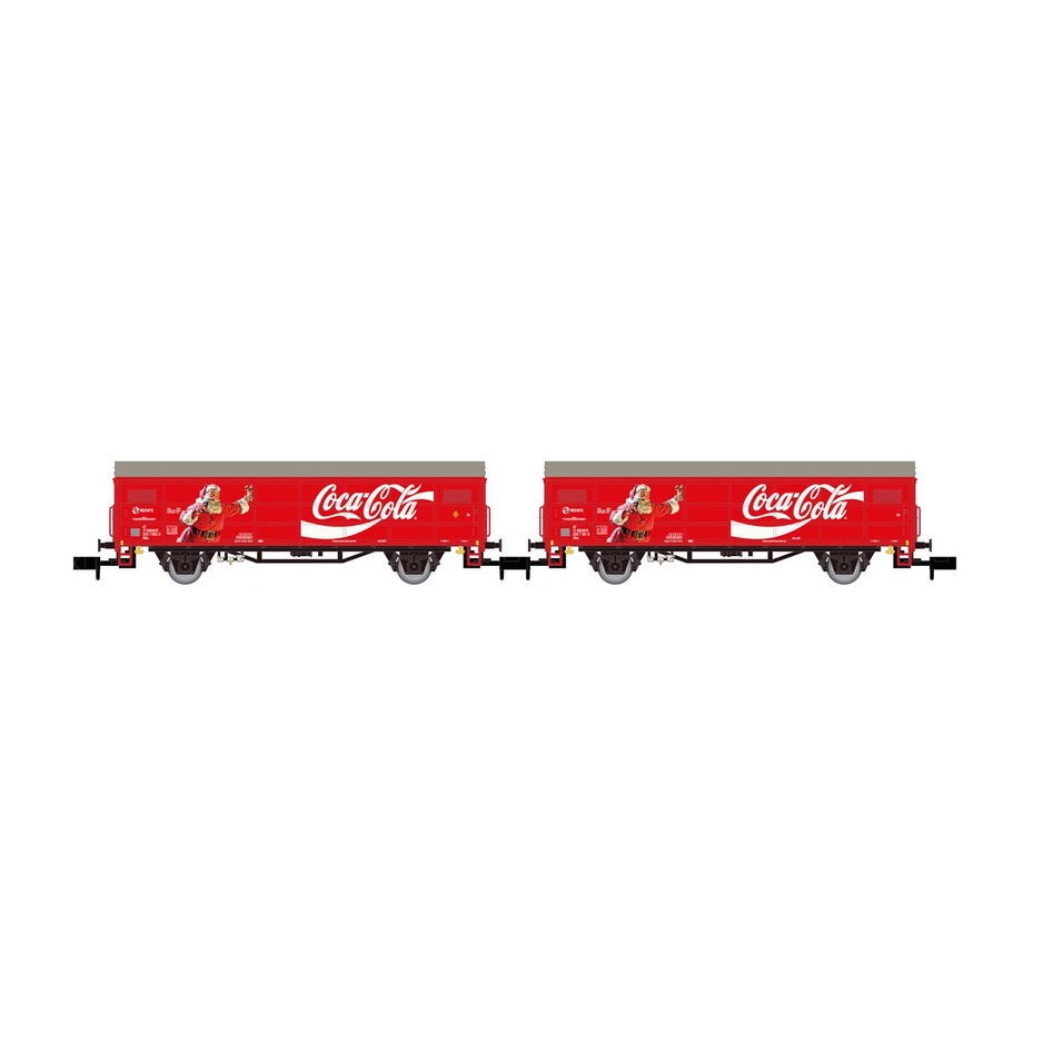 MJ 現貨 Arnold HN6645 N規 RENFE JPD wagon Coca-Cola 貨車廂 兩輛組
