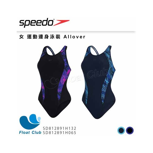 【SPEEDO】女 運動連身泳裝 Allover SD812891H