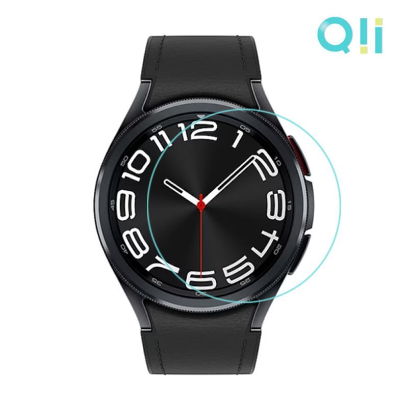 【預購】Qii SAMSUNG Galaxy Watch6 Classic (43mm) (47mm) 玻璃貼 (兩片裝) 【容毅】