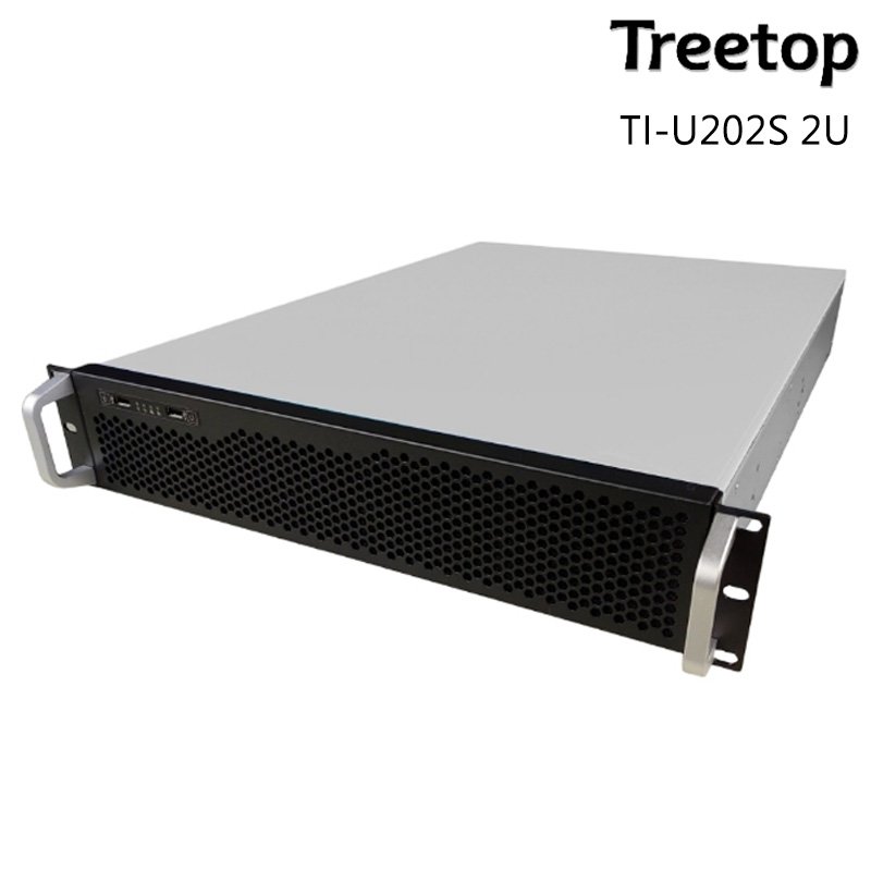 TREETOP 樹昌 TI-U202S 2U IPC ATX 工業型機殼 黑色 無滑軌 /紐頓e世界