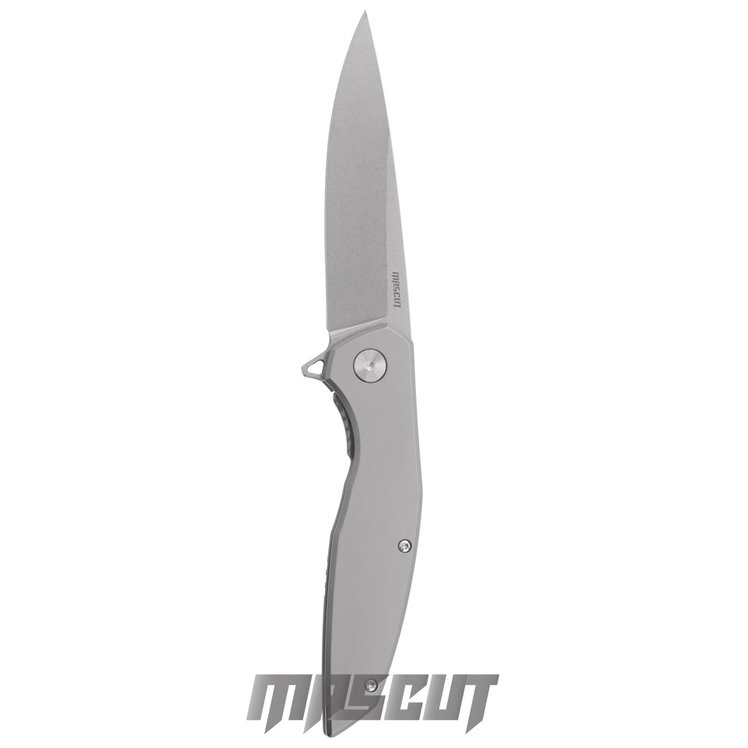 宏均-MASCUT KNIVES JJ088GR 流線型紳士折刀 D2鋼 鈦合金柄 Flipper EDC-折刀 / AC-1669 JJ088GR