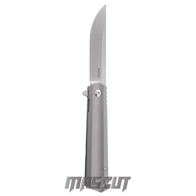 宏均-MASCUT KNIVES JJ030GY 都會型紳士折刀 D2鋼 3D鈦合金柄 EDC Flipper-折刀 / AC-1669 JJ030GY