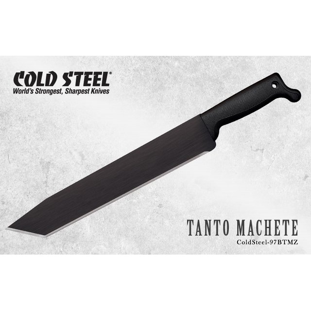 Cold Steel TANTO MACHETE防滑握把砍刀(附套) -CS 97BTMS