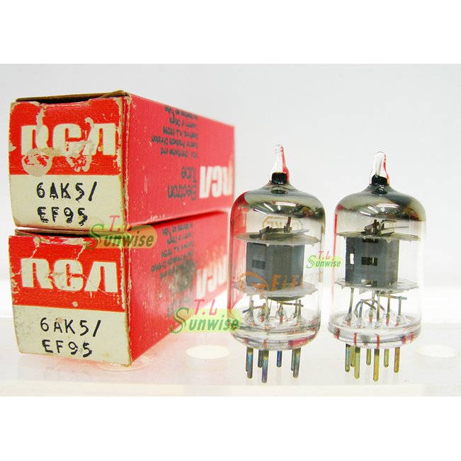 中國 6J1 升級管 ︽NO:61057 美國 RCA 6AK5 / EF95 (NIB) 1對 真空管 ( 5654 ; CV4010 ; WE403A ; 6*1n ; M8100 ; WE403B )