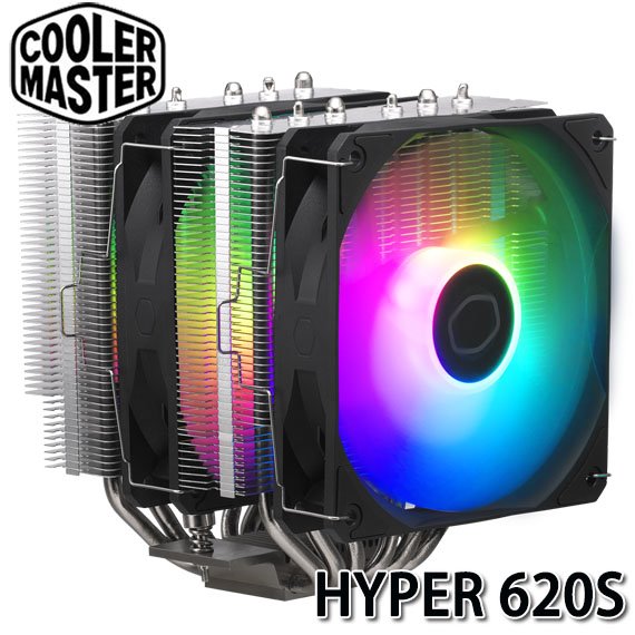 【MR3C】送$50禮券 含稅 CoolerMaster Hyper 620S ARGB 雙塔雙風扇 CPU散熱器