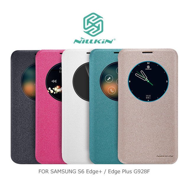 NILLKIN Samsung Galaxy S6 Edge+ / Edge Plus G928F 星韵皮套 / 暗夜黑