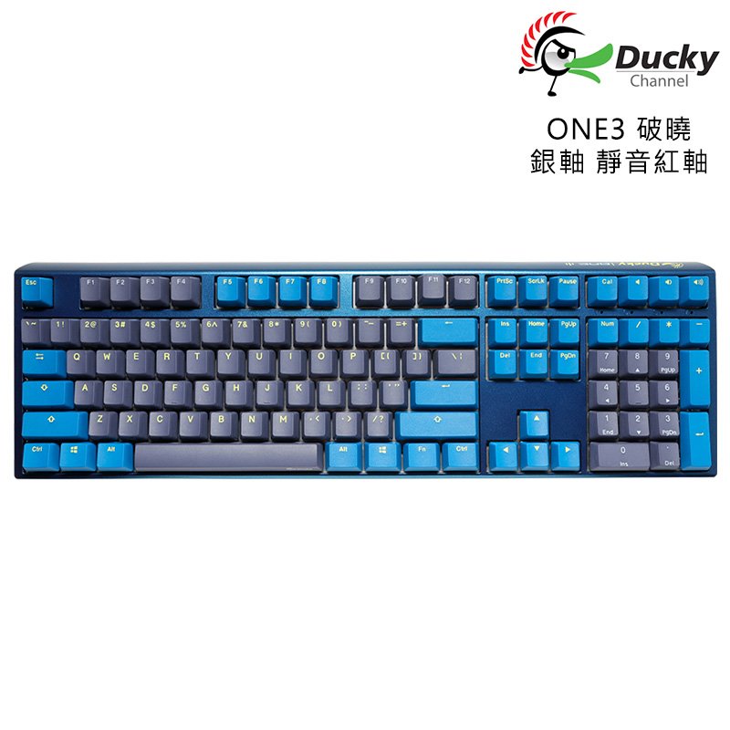 DUCKY 創傑 DKON2108ST ONE3 破曉 中文 RGB 機械 鍵盤 銀軸 靜音紅軸 /紐頓e世界