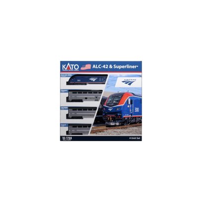 MJ 現貨 Kato 10-1788 N規 ALC-42 柴電車 + Superliner 客車.四輛組