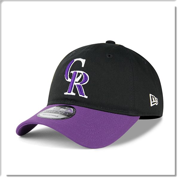 【ANGEL NEW ERA】NEW ERA MLB 科羅拉多 落磯 經典黑 雙色 老帽 軟版 9TWENTY 潮流