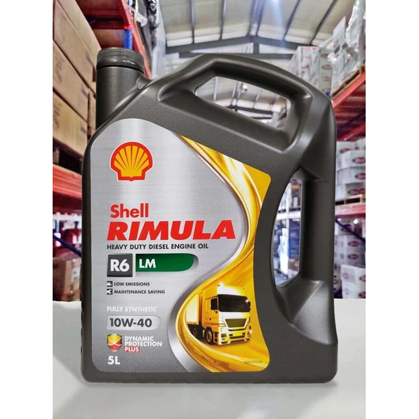 『油工廠』SHELL RIMULA R6 LM 10W40 全合成 重負荷 重型 全合成 柴油 五期 5L