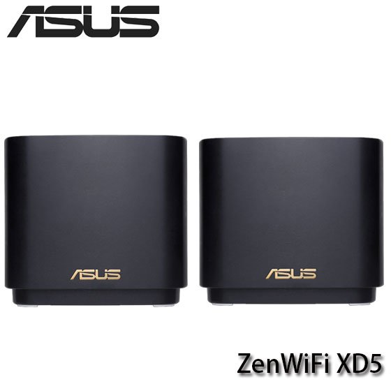 【MR3C】含稅 ASUS 華碩 ZenWiFi XD5 黑色 雙入組 AX3000 WiFi6 雙頻 網狀無線路由器