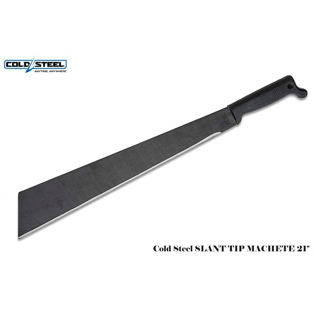 Cold Steel Slant Tip 斜尖頭方形 21〞砍劈開山刀 -1055碳鋼 -CS 97ST21S