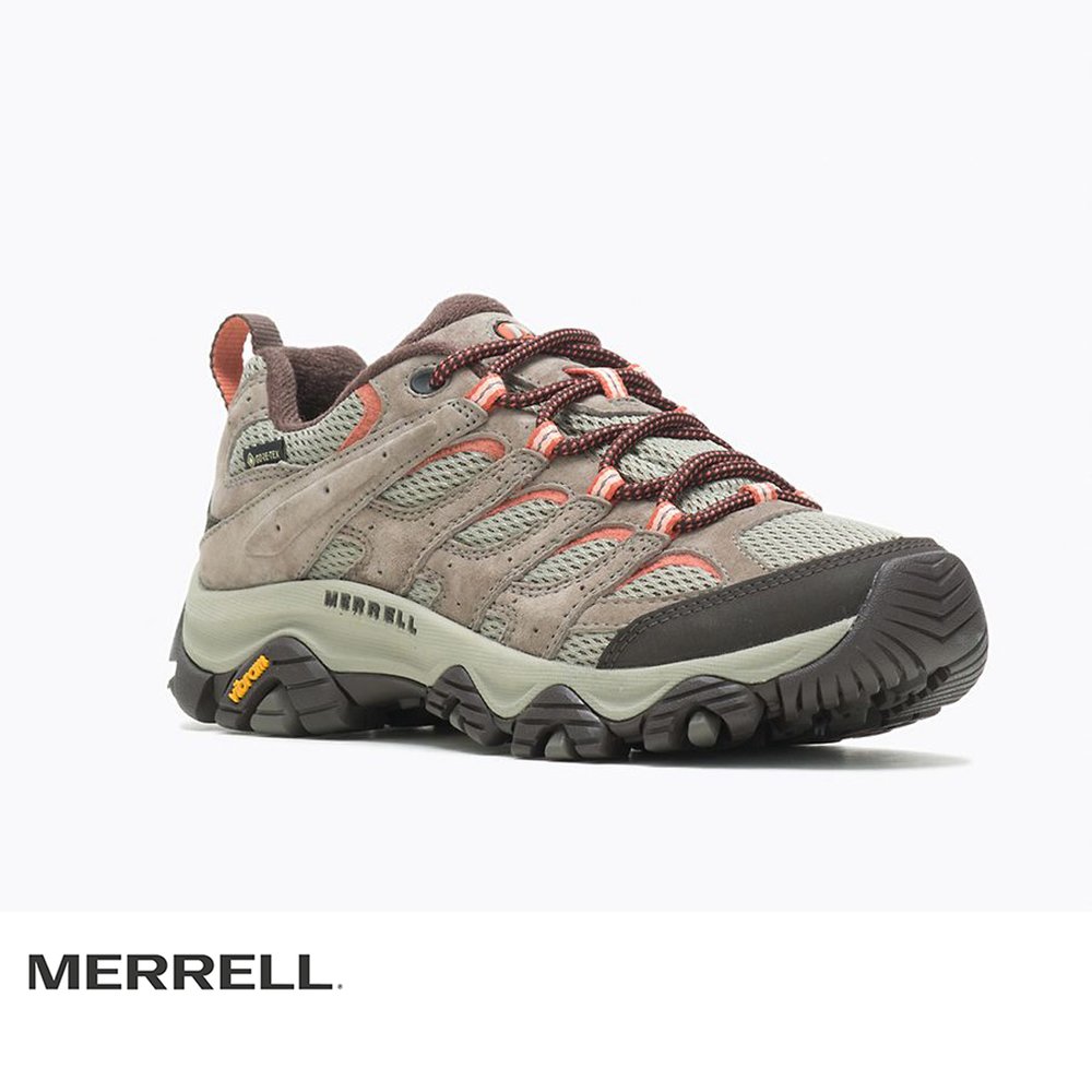 Merrell|美國|Moab 3 女健行登山鞋/黃金大底/Gore-tex/ML500230 拿鐵棕