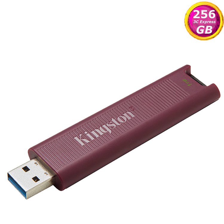 Kingston 256GB 256G【DTMAXA/256GB】TYPE A 紅色DataTraveler Max USB 3.2金士頓 隨身碟