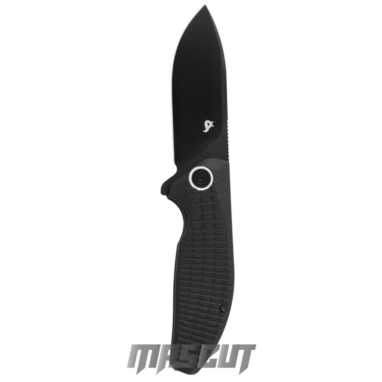 宏均-BLACK FOX KNIVES ACUTUS /D2鋼 .G10格紋手柄 -折刀 / AJ-1093 BF-764 BB