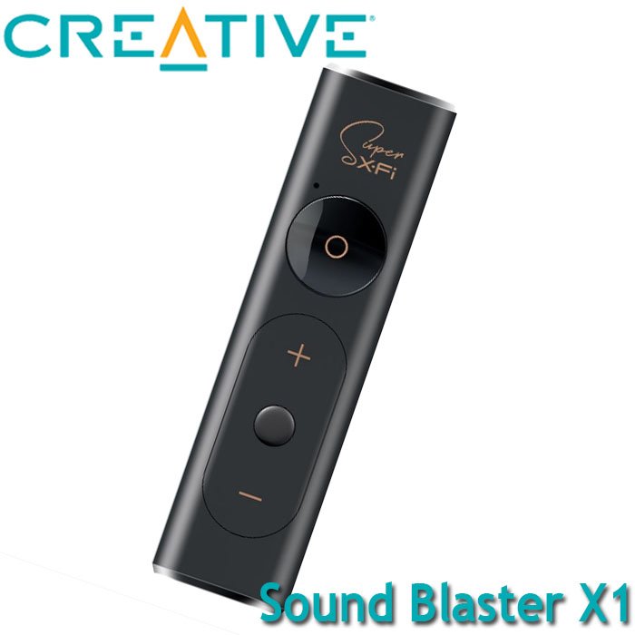【MR3C】含稅公司貨 CREATIVE 創新未來 Sound Blaster X1 高解析度 USB 耳機 放大器