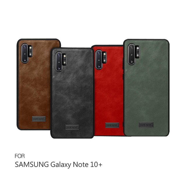 SULADA SAMSUNG Galaxy Note 10+ 皮紋保護套 手機殼 保護殼【出清】