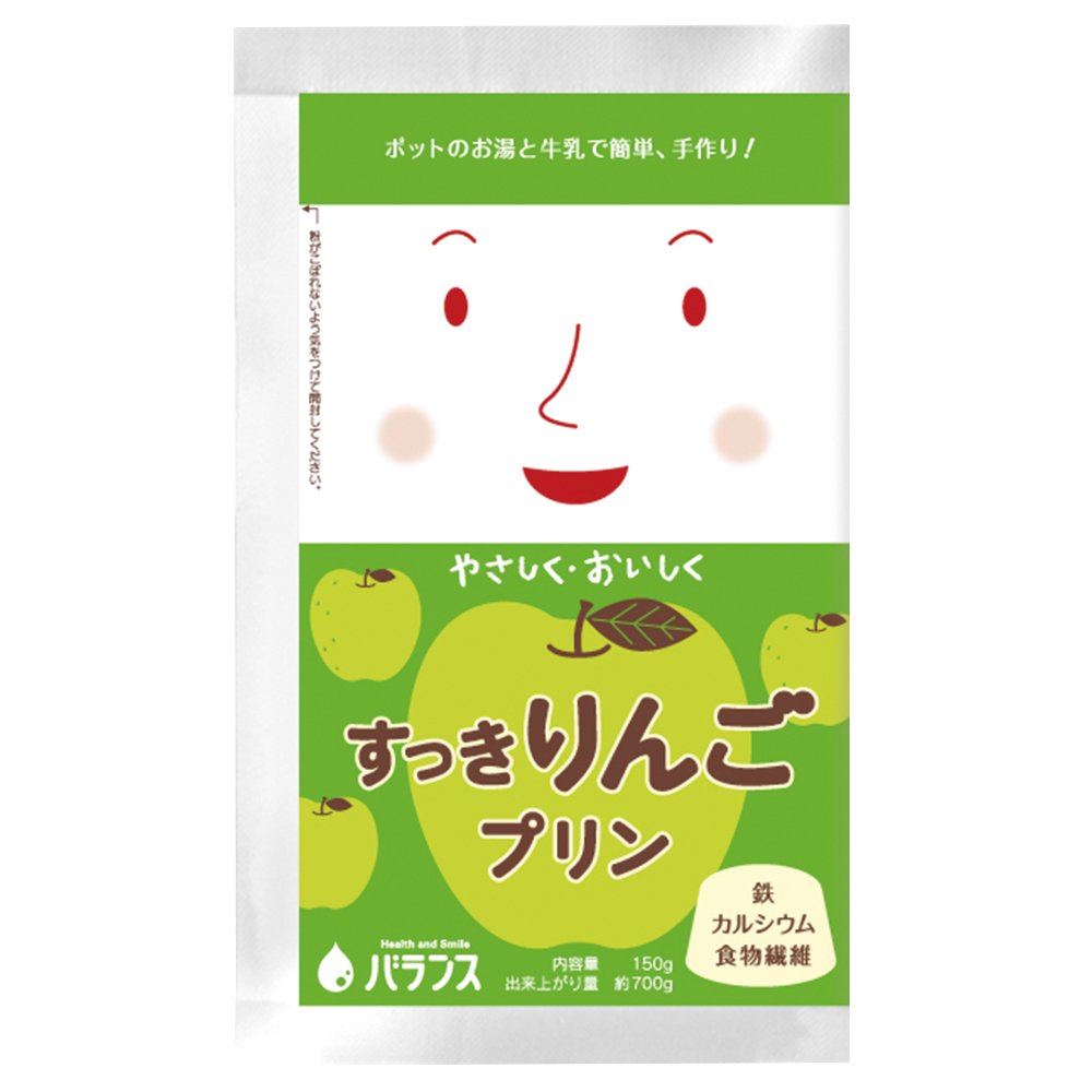 補充熱量 補充營養 日本 BALANCE 沛能思 高能手工布丁粉 清爽蘋果口味150g