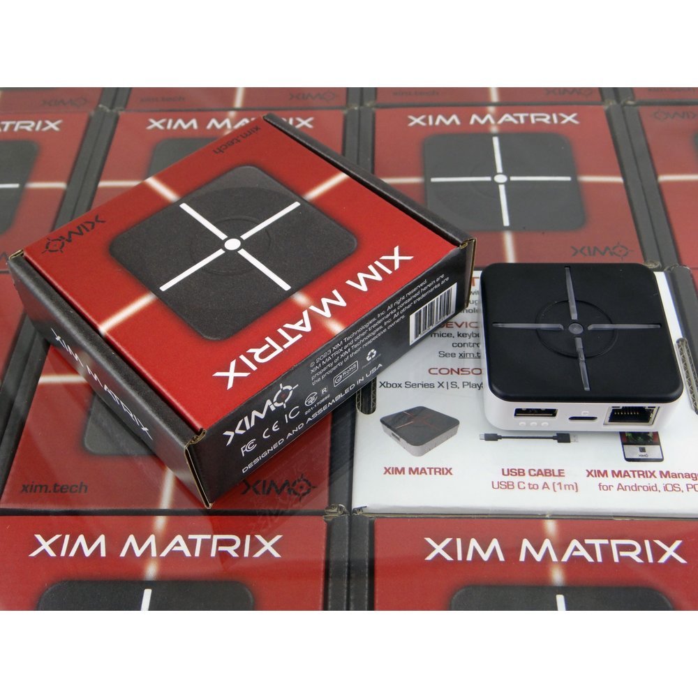XIM MATRIX 鍵盤滑鼠陀螺儀轉換器~支持手機APP配置+巨集設定&gt;Xbox X/S/One/PS5/4/PC主機遊戲