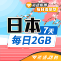【飛速小資款】7天 日本上網卡｜每日2GB高速流量吃到飽