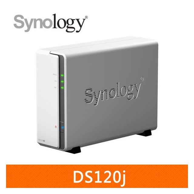 【1768購物網】Synology DS120j 網路儲存伺服器 (捷元 J0032608) NAS