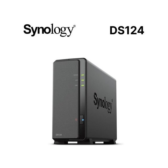 【1768購物網】Synology DS124 網路儲存伺服器 (捷元 J0059844) NAS