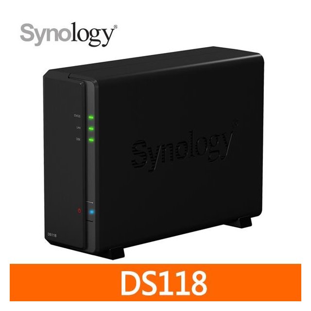 【1768購物網】Synology DS118 網路儲存伺服器 (捷元 J0015118) NAS
