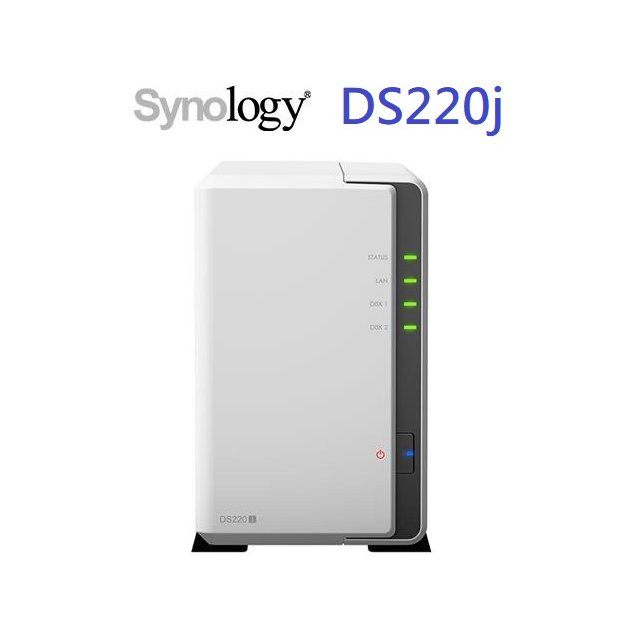 【1768購物網】Synology DS220j 網路儲存伺服器 (捷元 J0034710) NAS