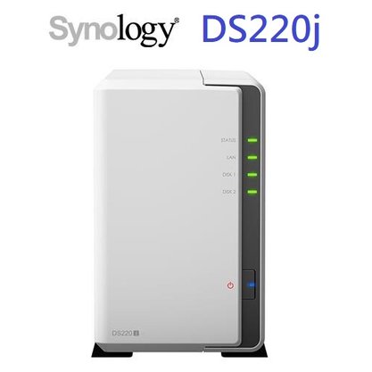 【1768購物網】Synology DS220j 網路儲存伺服器 (捷元 J0034710) NAS