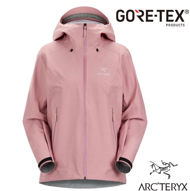 【ARCTERYX 始祖鳥】女款 Beta LT Gore-Tex 防水透氣連帽外套(僅350g).風雨衣/輕薄耐磨/X000007239 幸福粉