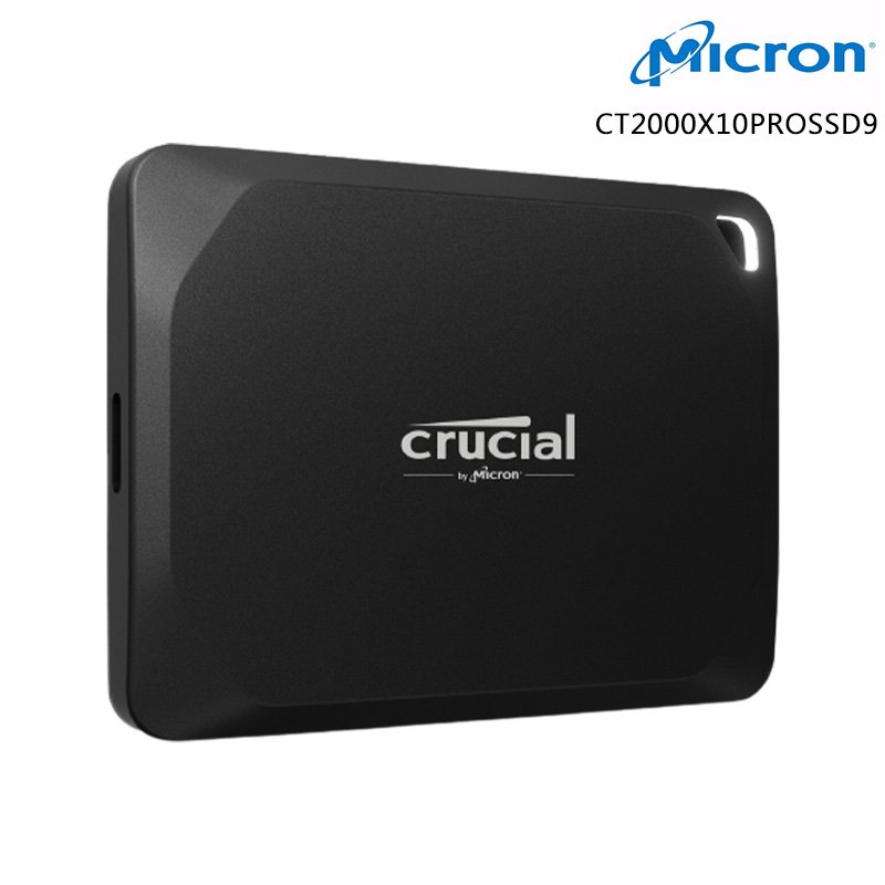 Micron 美光 Crucial X10 PRO 2TB USB3.2 Gen2 外接式 SSD 五年保固 CT2000X10PROSSD9
