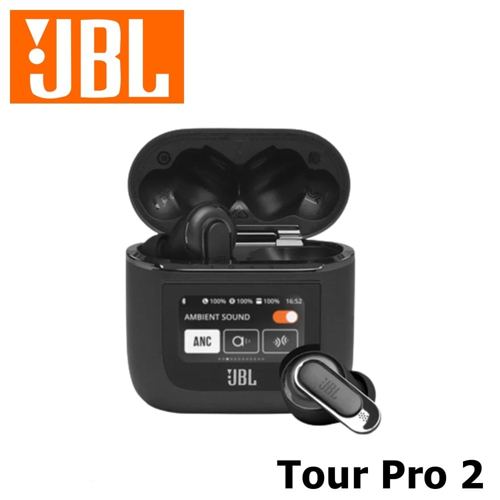 東京快遞耳機館 JBL Tour Pro 2 觸控螢幕真無線降噪藍牙耳機 首創Smart Case 客製化桌布