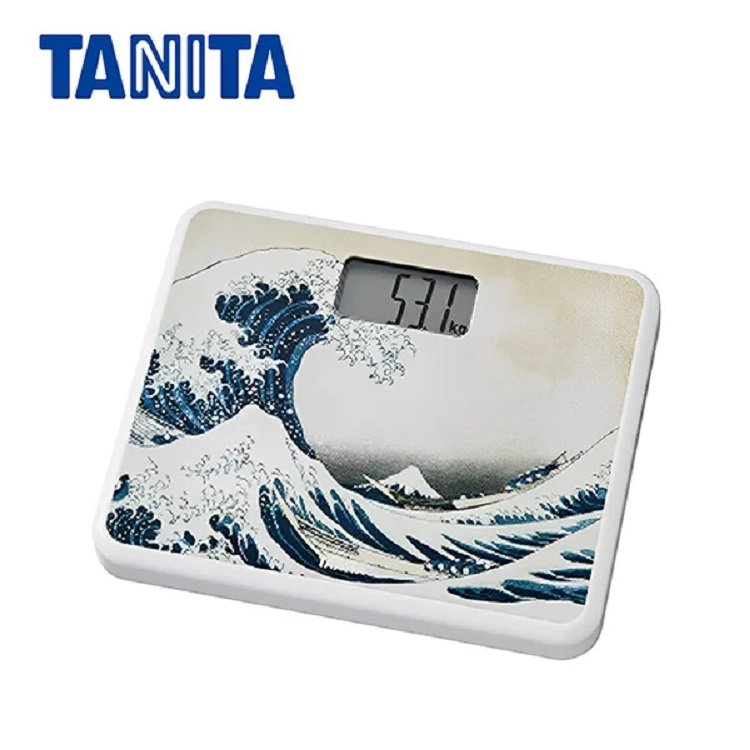 【TANITA】日本製 浮世繪電子體重計 HD-660 (神奈川沖浪裏 )