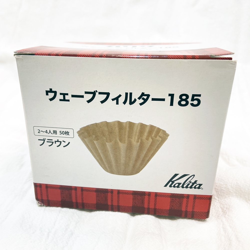 【亞堤尼咖啡事務所】KALITA 185 濾紙 無漂白 50入/盒