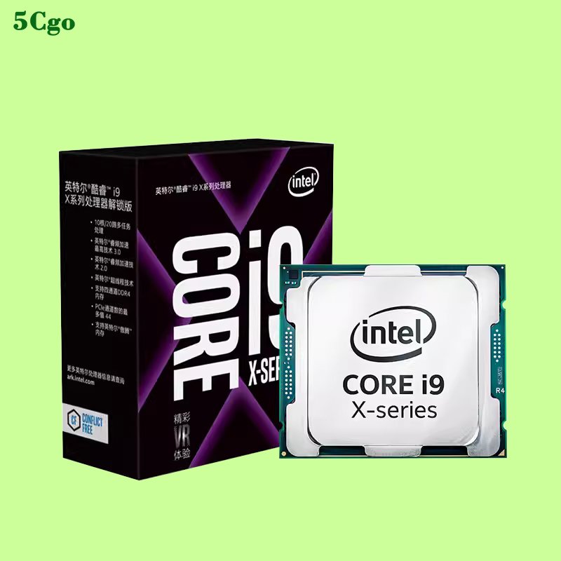 5Cgo【代購七天交貨】Intel/英特爾酷睿i9 9940X/10900x/10920X/10940X/10980XE CPU處理器搭X299套裝盒裝