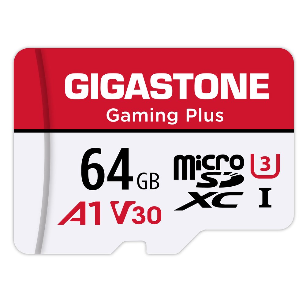 GIGASTONE 遊戲專用記憶卡64GB A1 V30 U3 ( MICRO SD 64GB A1 V30(-2) )