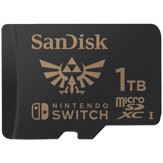 SanDisk and Nintendo Cobranded microSDXC 1TB, U3, C10, UHS-1, 100MB/s R, 90MB/s 記憶卡