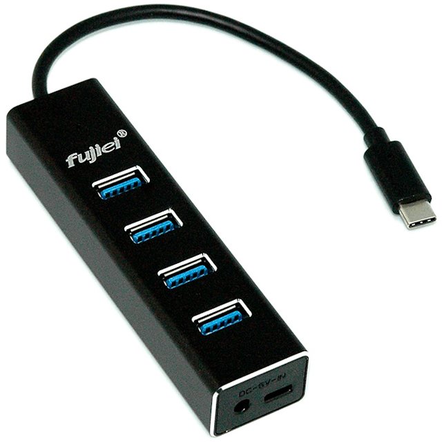 Type-C 轉 USB3.0 4埠HUB集線器(OTG) AJ1065