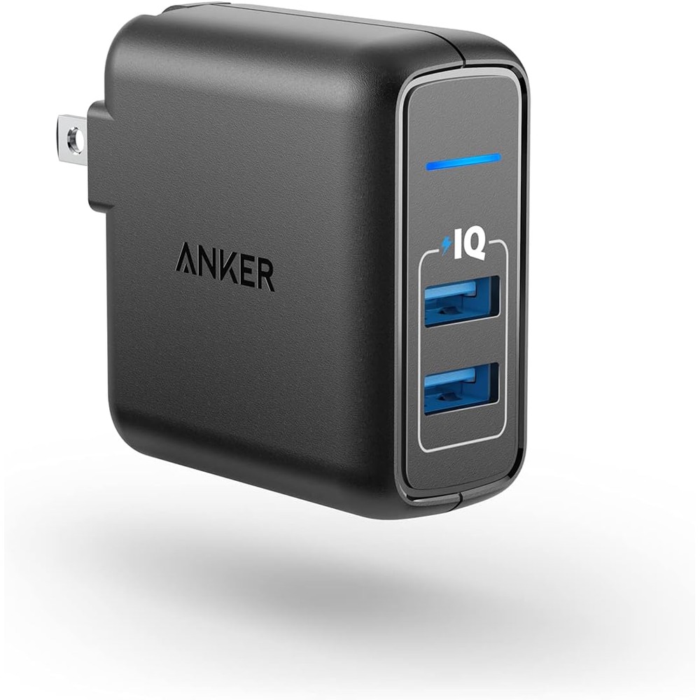 [3美國直購] Anker A2023-113 黑 24W Elite 充電器 2 USB 2.4A 含 PowerIQ 不支持PD/QC快充_PP5