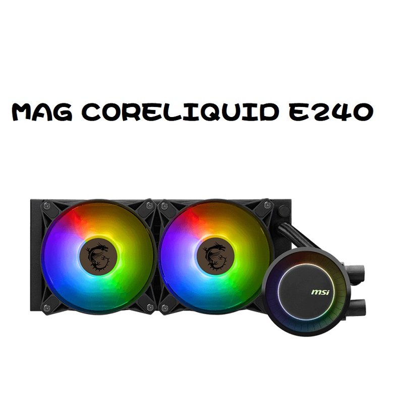 米特3C數位–MSI 微星 MAG CORELIQUID E240 黑 一體式水冷風扇