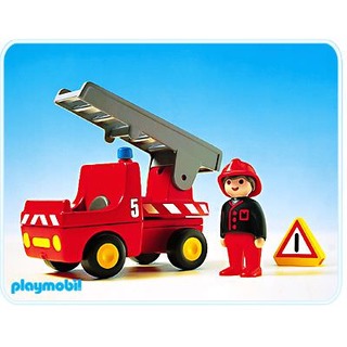 Playmobil 摩比 6704 絕版品雲梯車