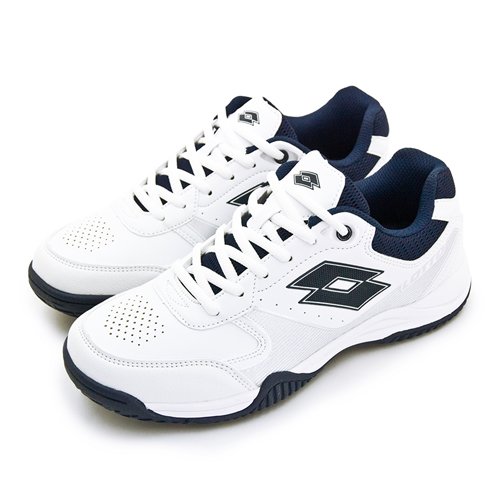 【LOTTO】入門級全地形網球鞋-SPACE 600系列 白藍銀 8576 男
