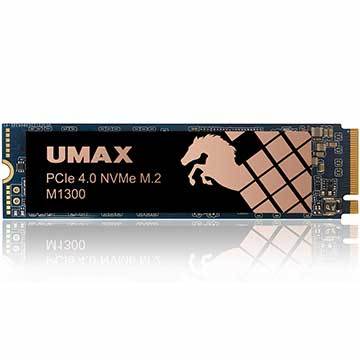 UMAX SSD M1300 2280 PCIe Gen4x4 1TB 內接固態硬碟(SSD)