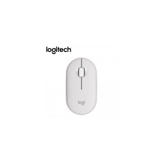 【Logitech 羅技】M350S 鵝卵石無線滑鼠-珍珠白