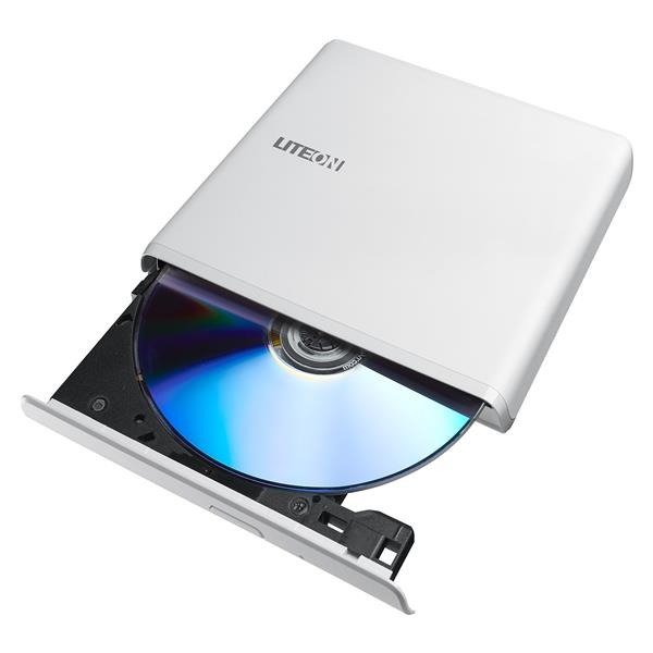 【1768購物網】光寶 LITEON ES1 8X 超輕薄外接式DVD燒錄機 (白) (捷元 J0036996)