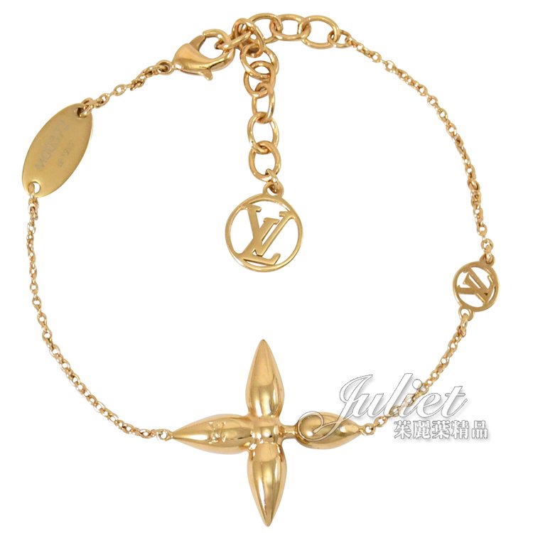 Shop Louis Vuitton Essential v supple bracelet (M63198, M00858) by