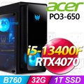 Acer PO3-650(i5-13400F/32G/1T SSD/RTX4070/W11)
